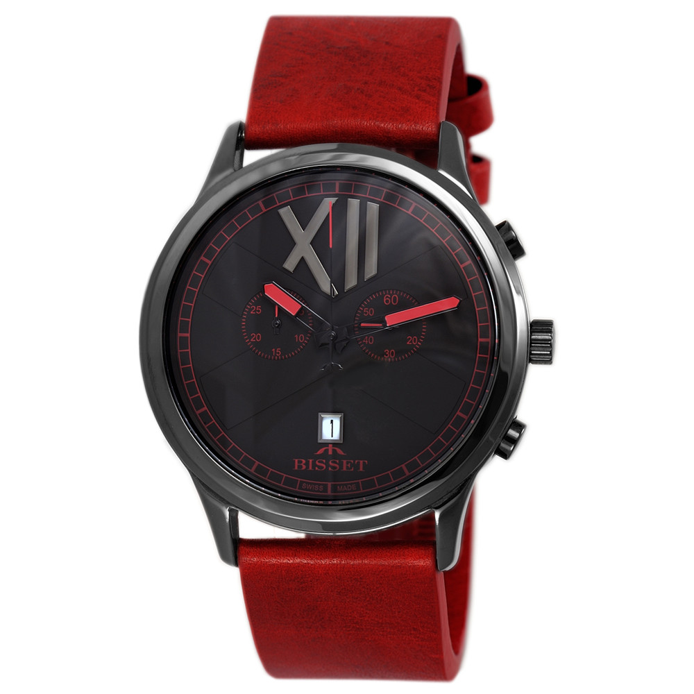 Opis zegarka Bisset BSFE89BIBR03AX Ice II Ceramic Chronograph 