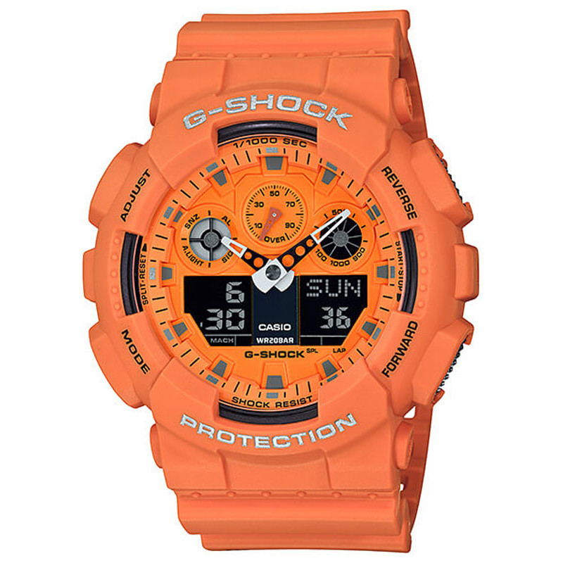 Opis zegarka Casio GA-100RS-4AER
