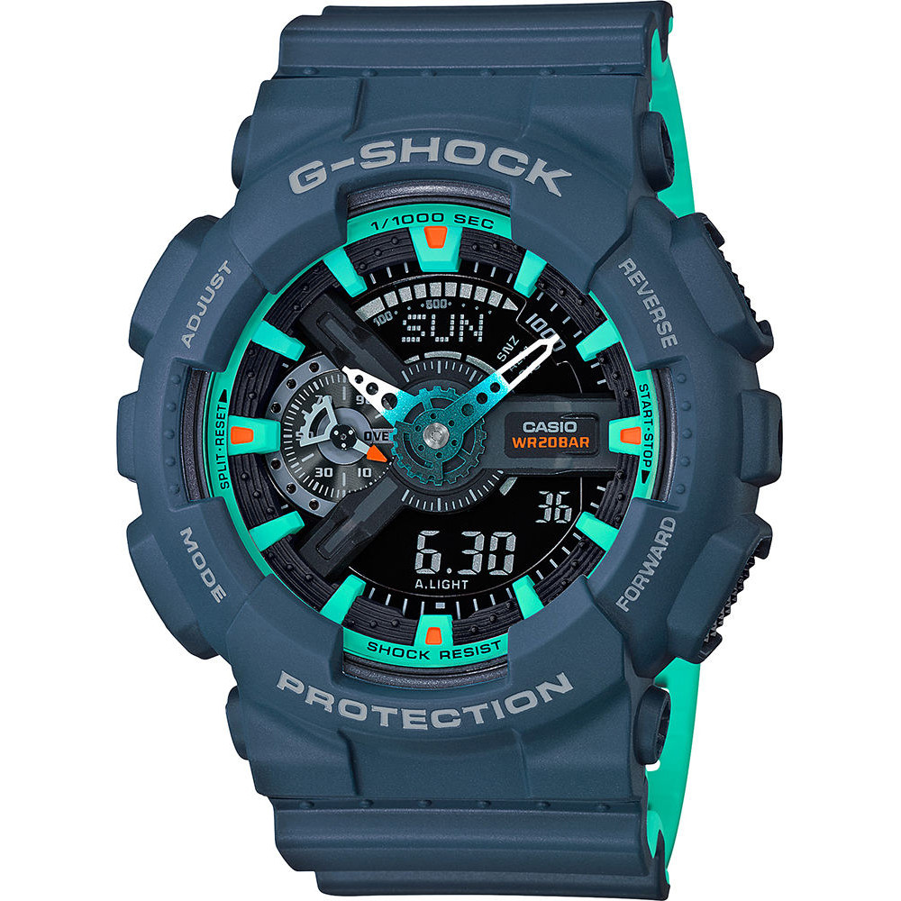 Opis zegarka Casio GA-110CC-2AER Light Blue