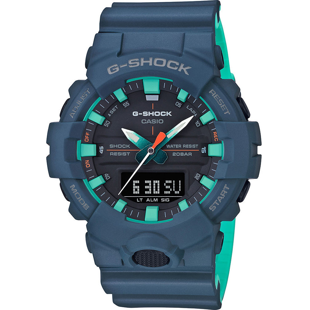 Opis zegarka Casio GA-800CC-2AER Light Blue