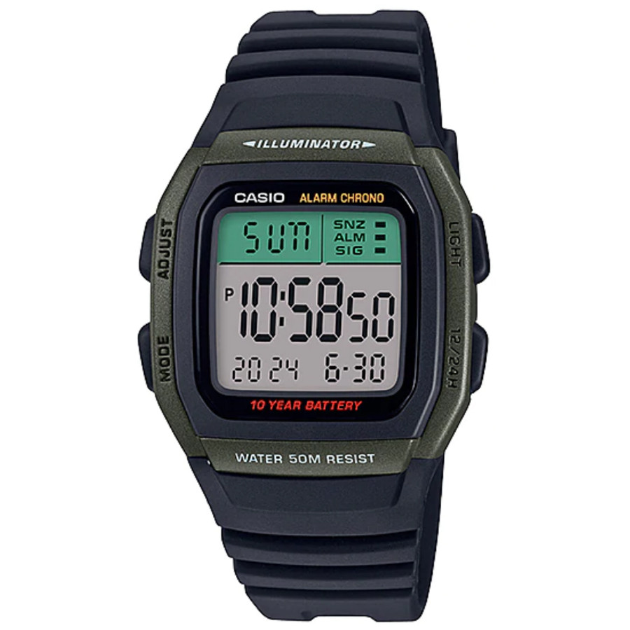 Opis zegarka Casio W-96H-3AVEF