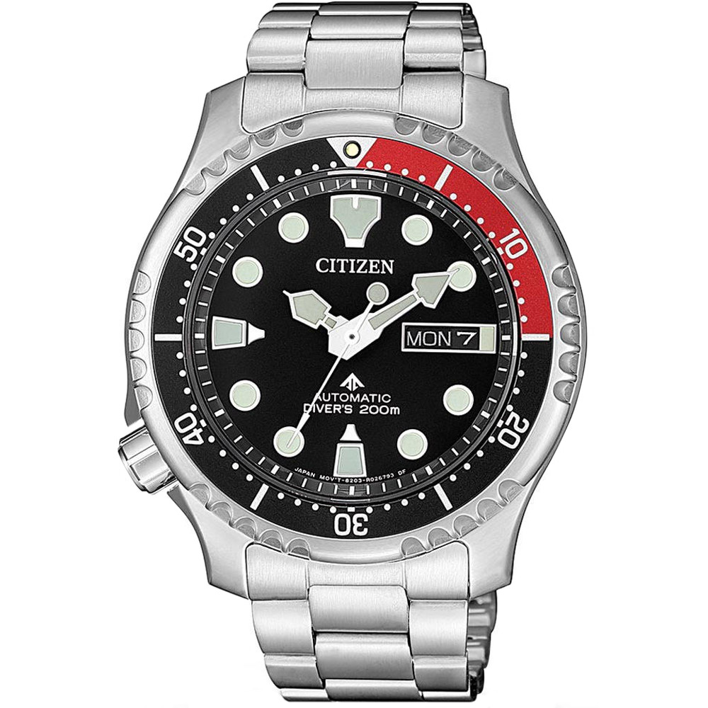 Opis zegarka Citizen NY0085-86EE Diver's 200m