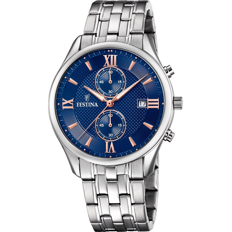 Opis zegarka Festina F6854-6 Timeless Chronograph