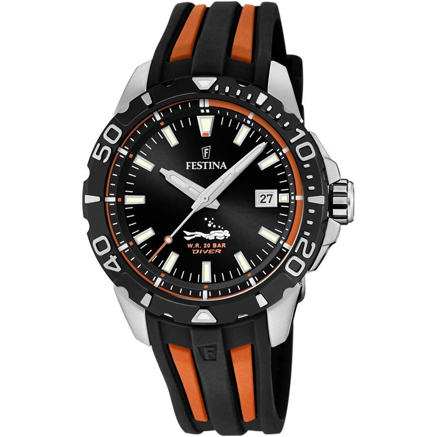 Opis zegarka Festina F20462-3 The Originals Diver 200m