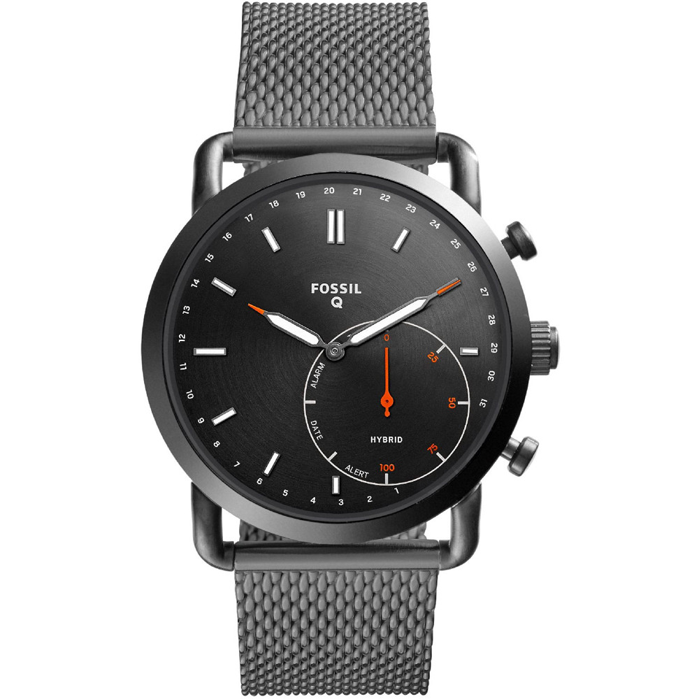 Opis zegarka Fossil FTW1161 Hybrid Smartwatch Commuter Smoke Stainless Steel
