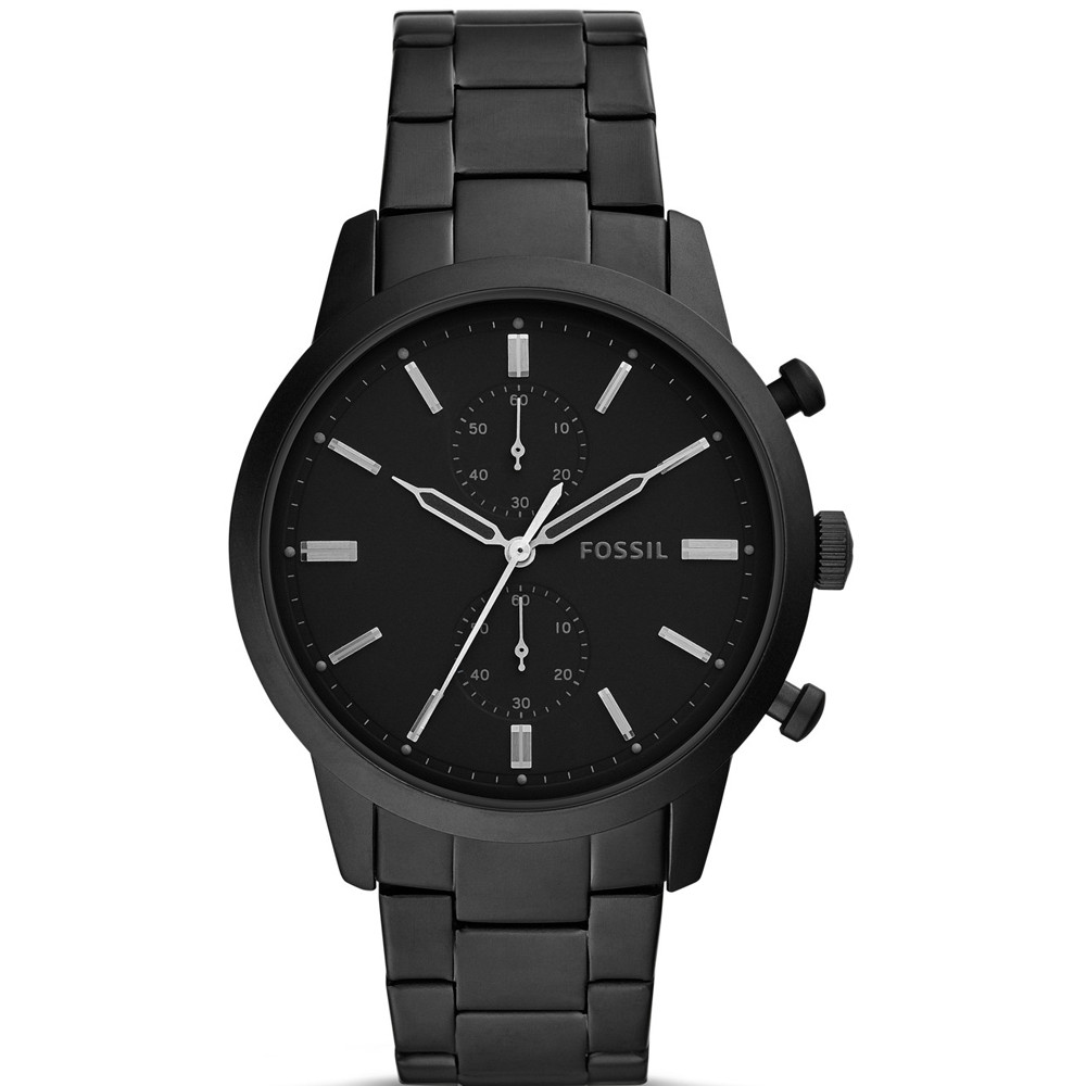 Czerń na czerni w chronografie ze stali