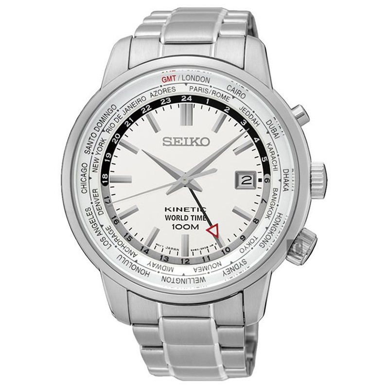 Opis zegarka Seiko SUN067P1 Kinetic World Time