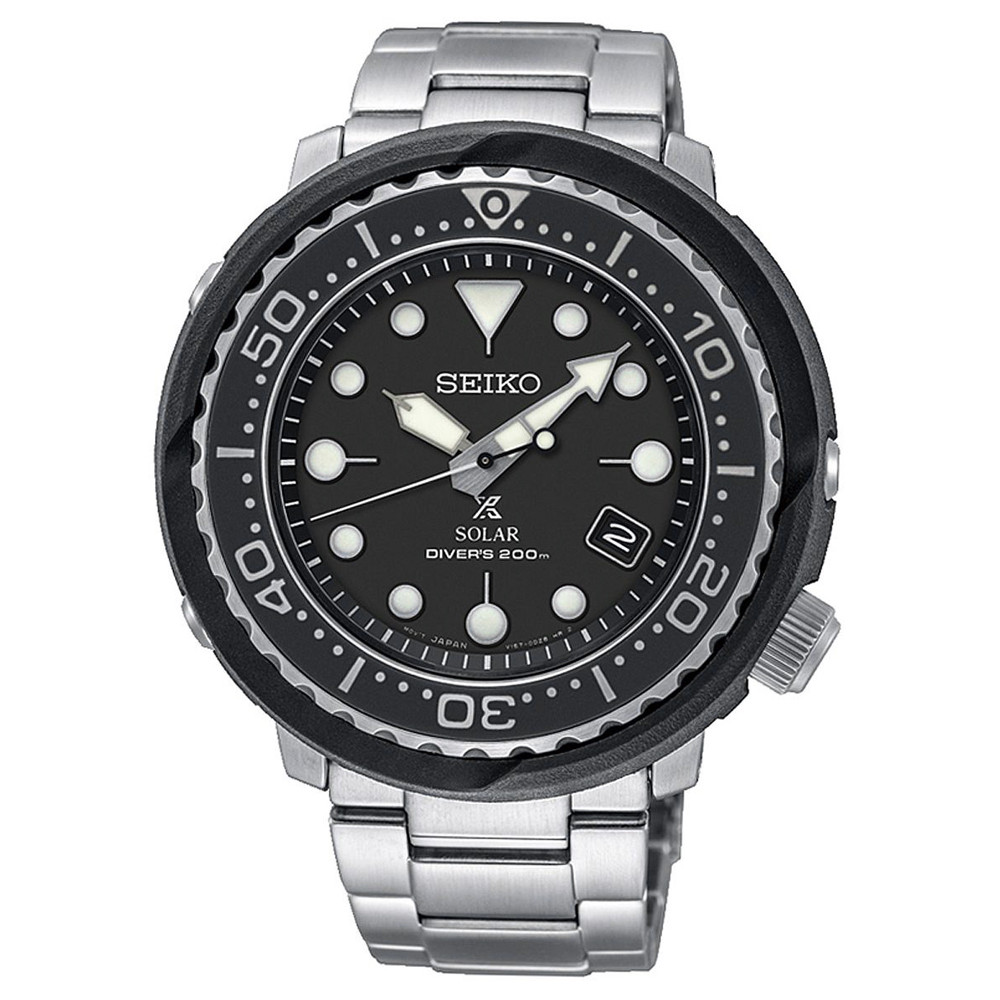 Opis zegarka Seiko SNE497P1 Prospex Tuna Diver's 200m Solar