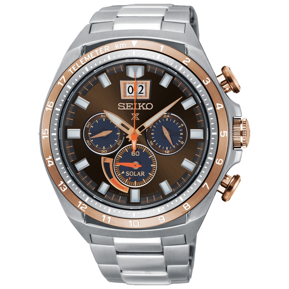 Opis zegarka Seiko SSC664P1 Solar Special Edition Chronograph 