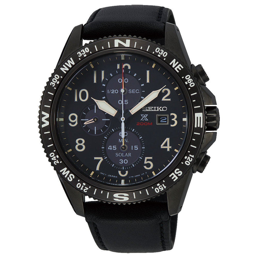 Opis zegarka Seiko SSC707P1 Prospex Solar Chronograph