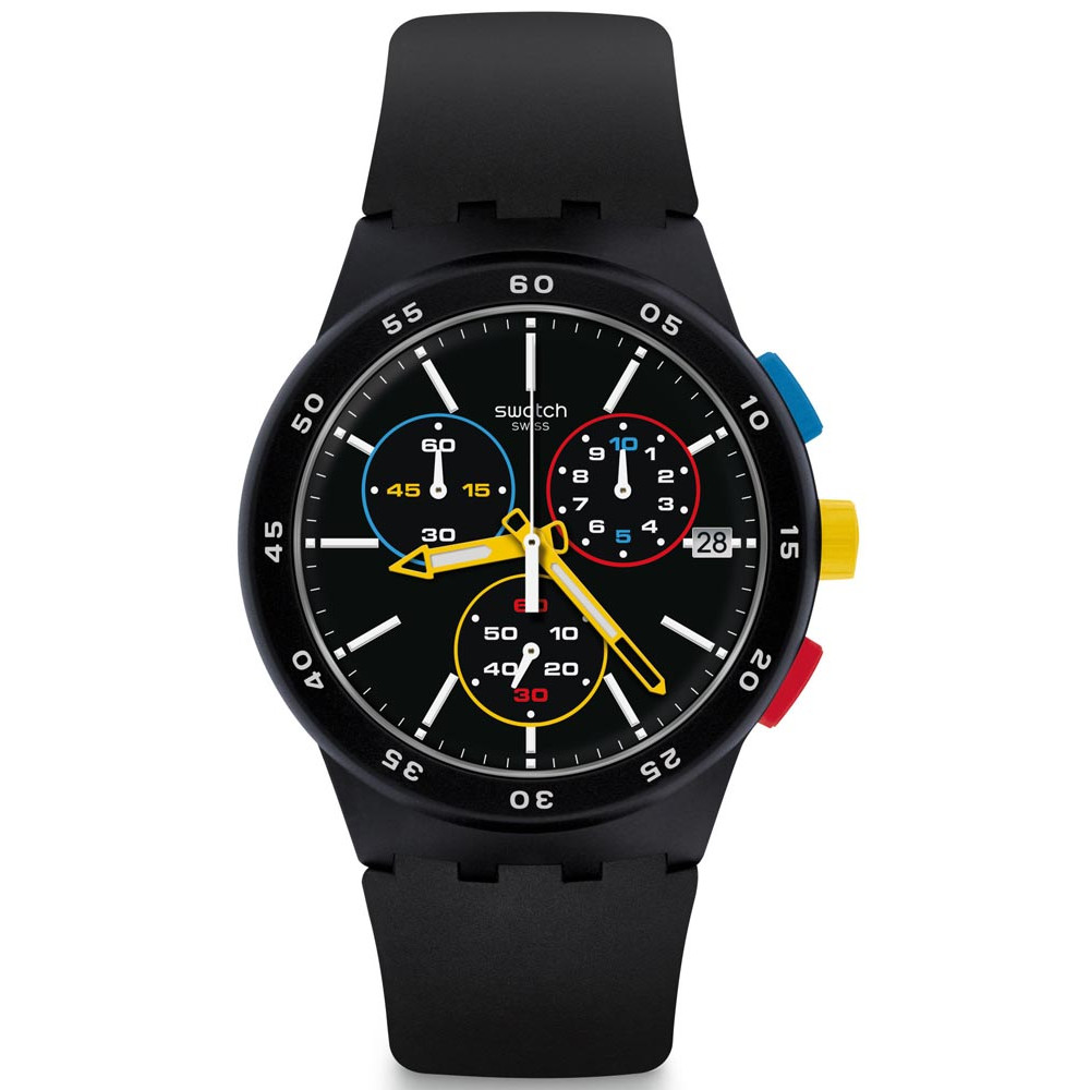 Opis zegarka Swatch SUSB416 BLACK-ONE
