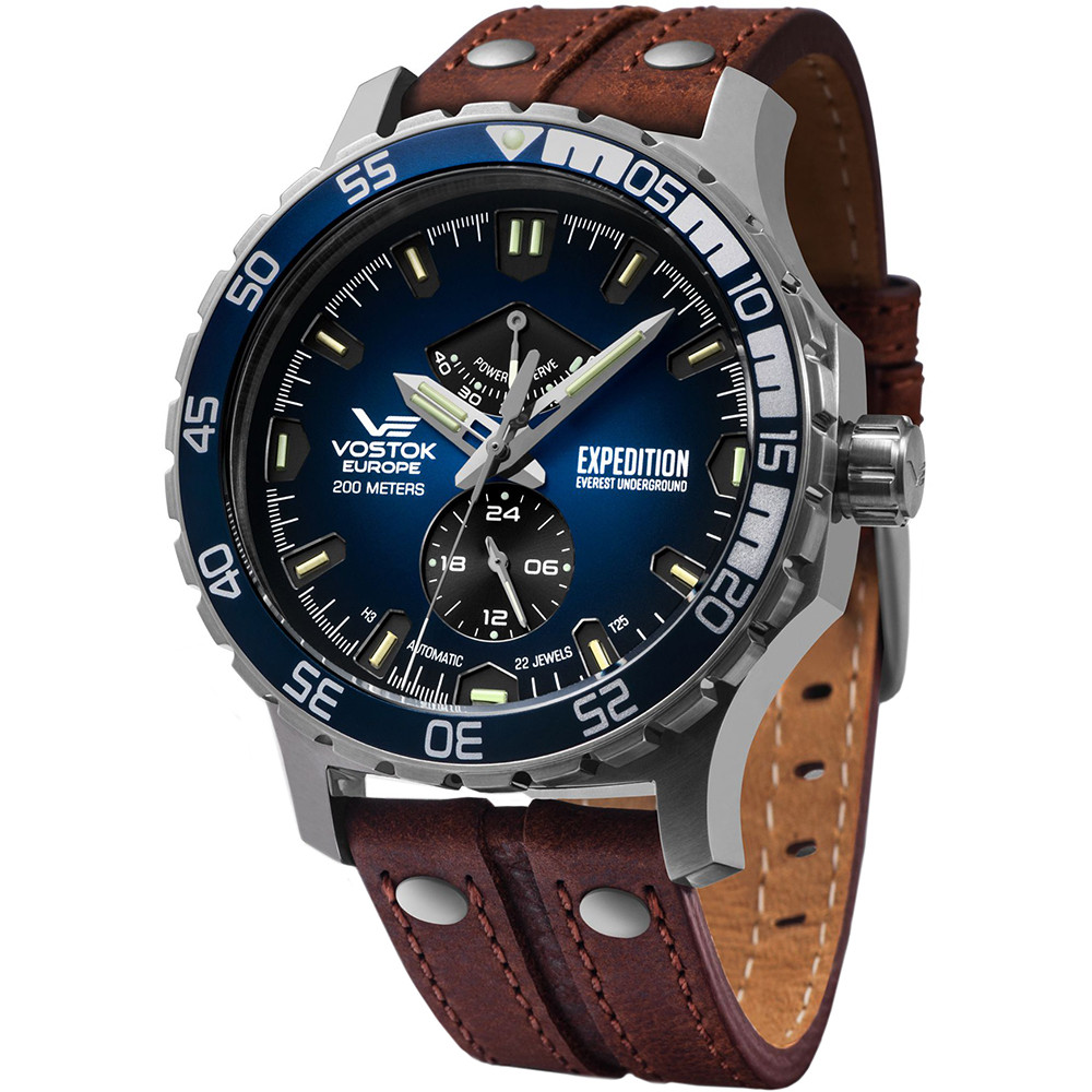 Opis zegarka Vostok Europe YN84-597A545 Expedition Everest Underground Automatic