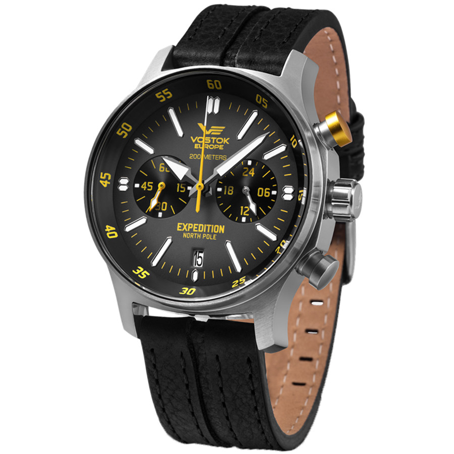 Opis zegarka Vostok Europe VK64-592A560 Expedition North Pole 1 Chrono 43mm