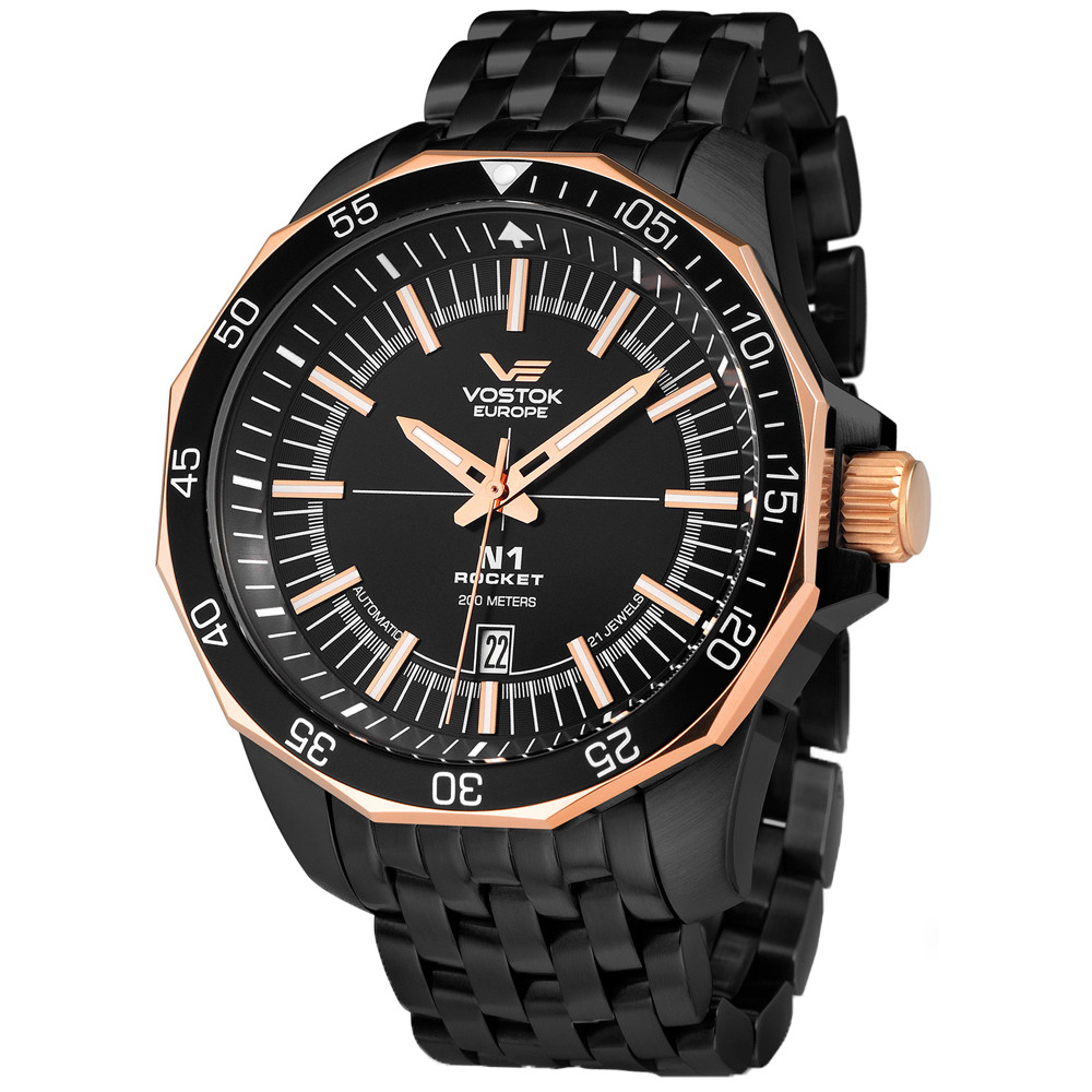 Opis zegarka Vostok Europe NH35A-2253148B Rocket N-1 Automatic