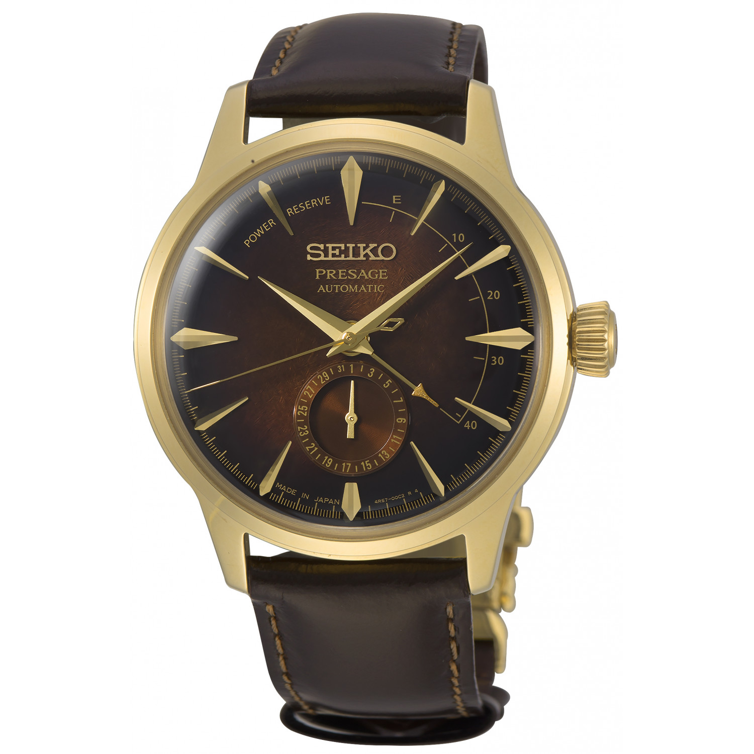 Opis zegarka Seiko SSA392J1 Presage Automatic  Power Reserve Cocktail Time
