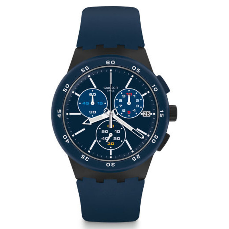 Opis zegarka Swatch SUSB417 BLUE STEWARD