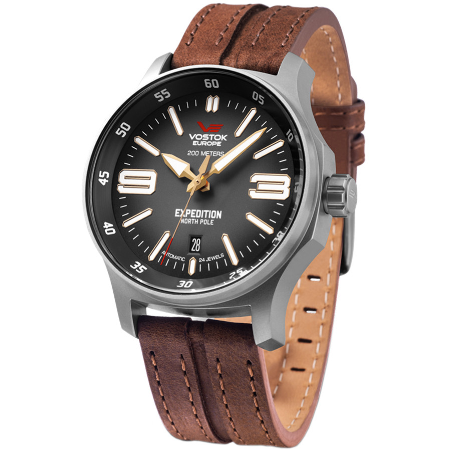 Opis zegarka Vostok Europe NH35A-592A555 Expedition North Pole 1 Automatic 43mm