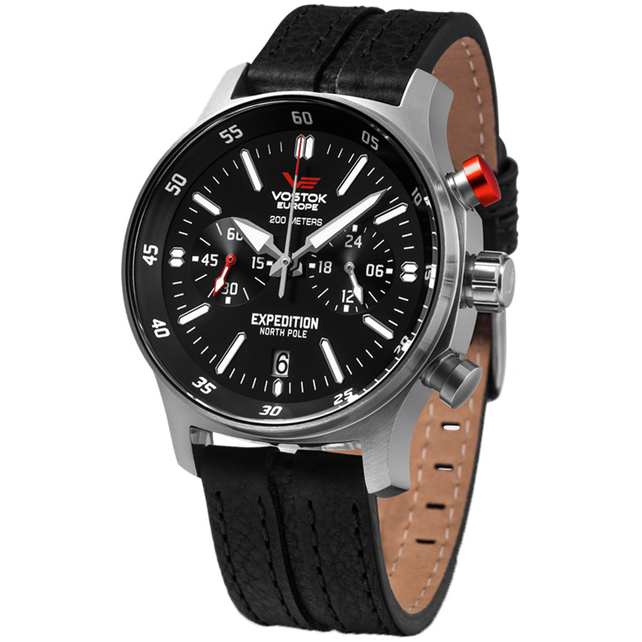 Opis zegarka Vostok Europe VK64-592A559 Expedition North Pole 1 Chrono 43mm