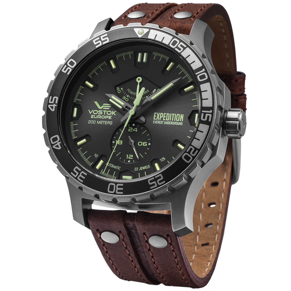 Opis zegarka Vostok Europe YN84-597A543 Expedition Everest Underground Automatic