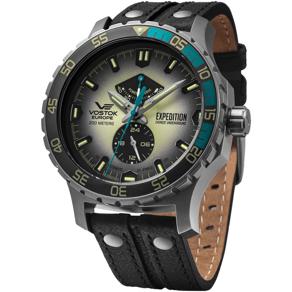Opis zegarka Vostok Europe YN84-597A544 Expedition Everest Underground Automatic