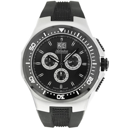 Sportowy chronograf ze szwajcarskim mechanizmem
