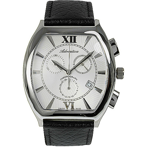 Szwajcarski chronograf w kopercie tonneau