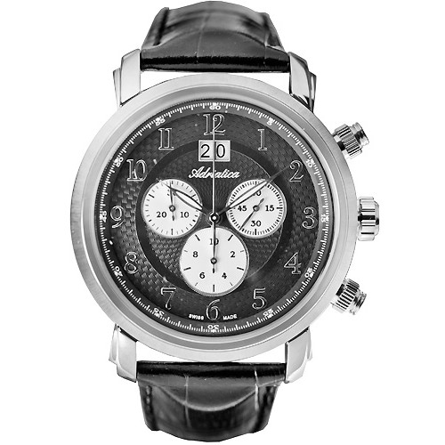 Szwajcarski chronograf o klasycznym charakterze