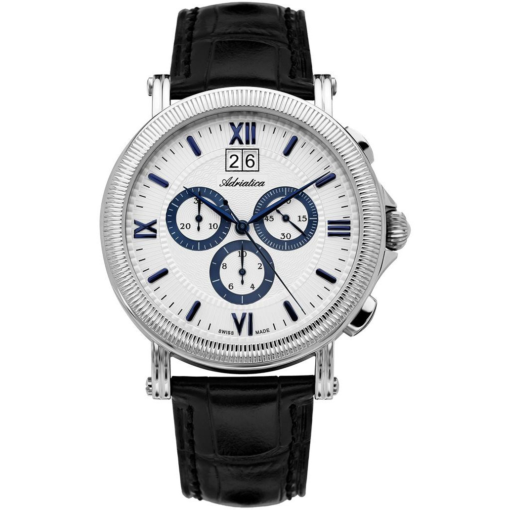 Szwajcarski chronograf w klasycznej oprawie