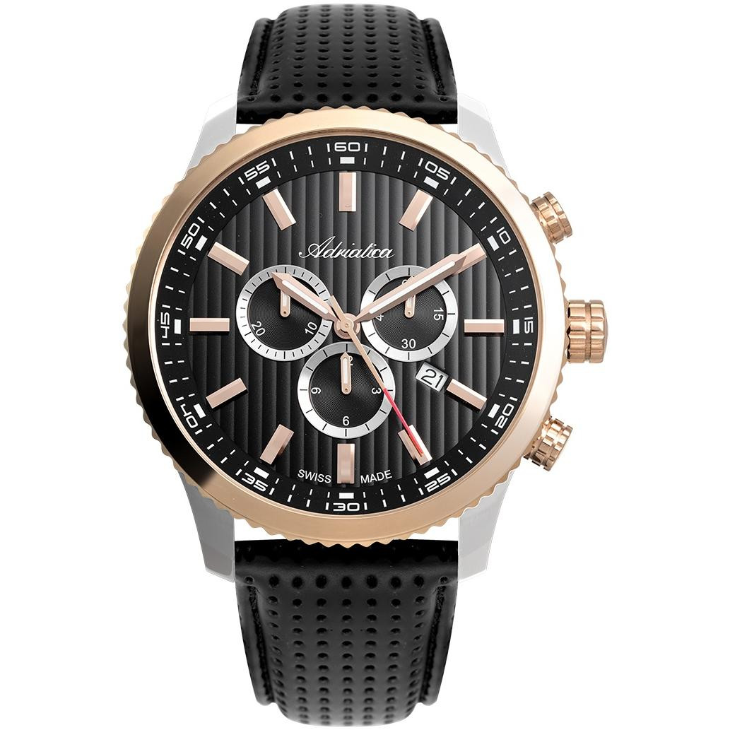 Chronograf z rodowodem Swiss Made