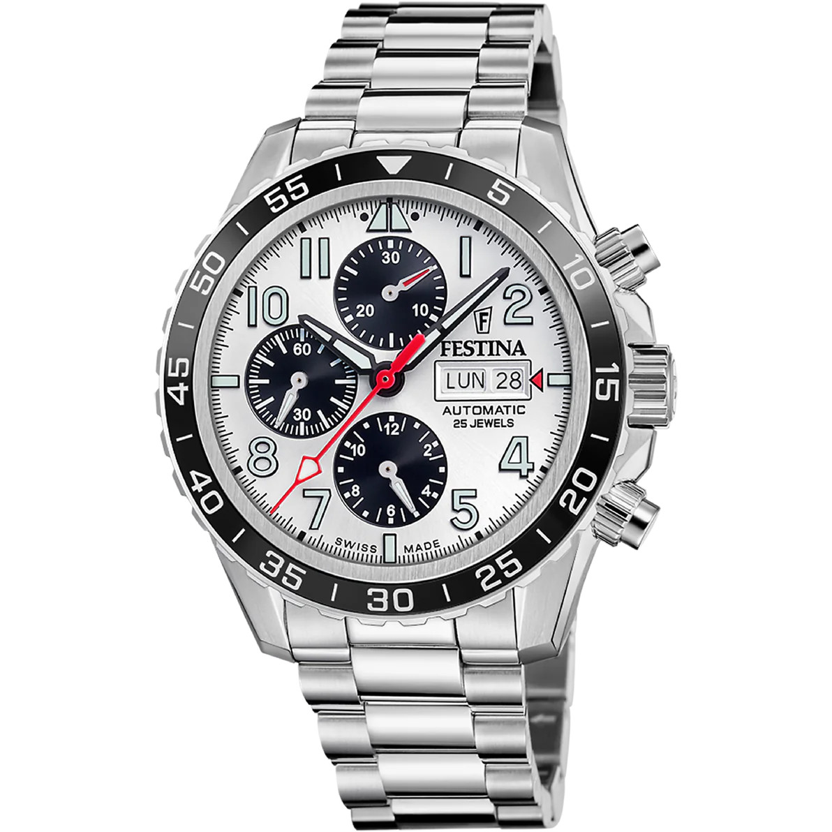 Sportowy chronograf z automatycznym napędem