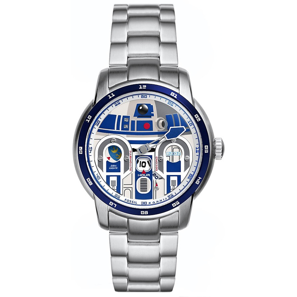 Astromech na tarczy i mechanizm napędzany ruchem