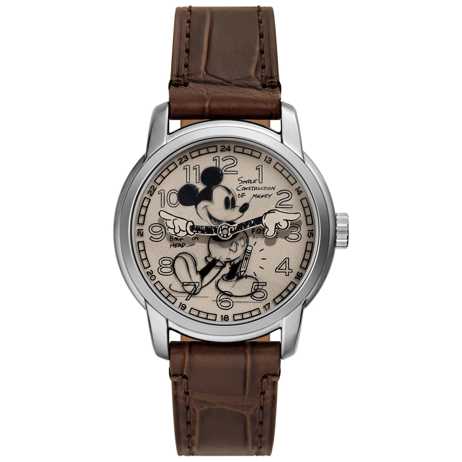 Mickey narysowany ołówkiem na tarczy automatu