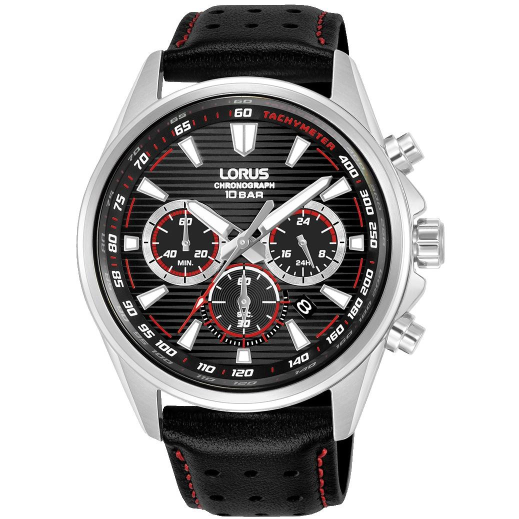 Sportowy chronograf z japońskim mechanizmem kwarcowym