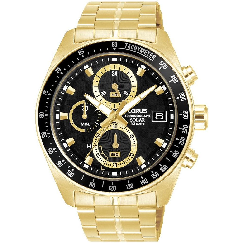 Sportowy chronograf zasilany światłem