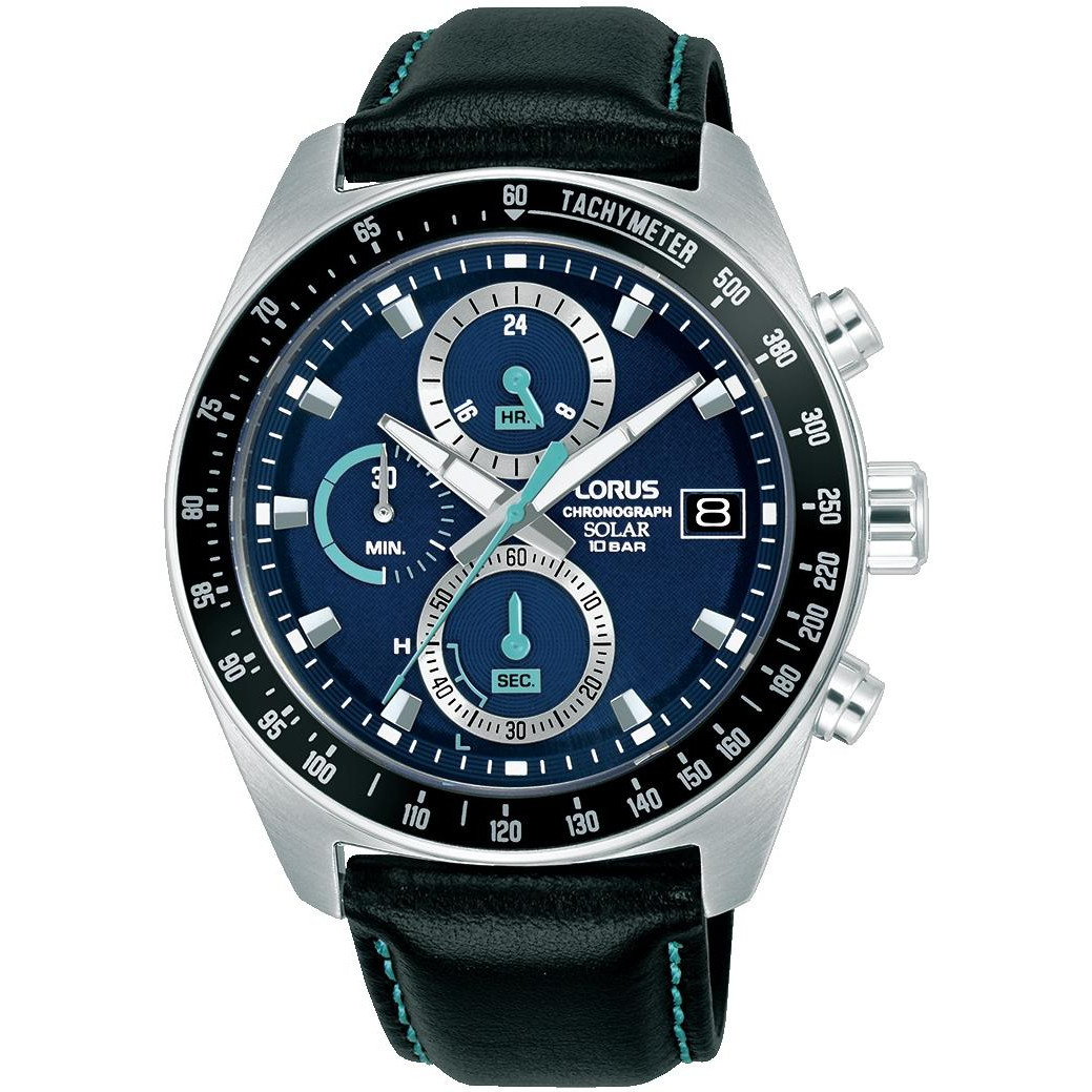 Sportowy chronograf zasilany światłem