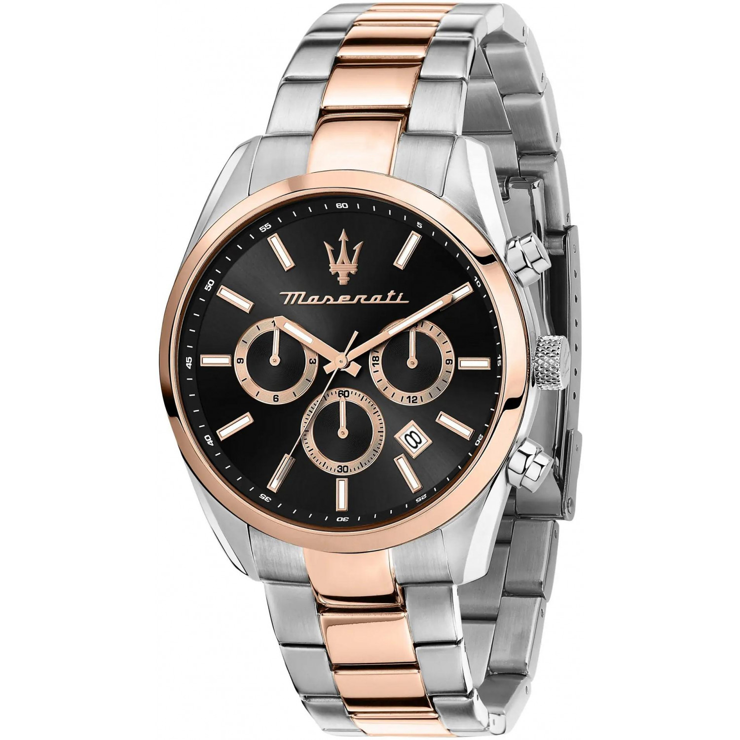 Chronograf w dwukolorowej stali