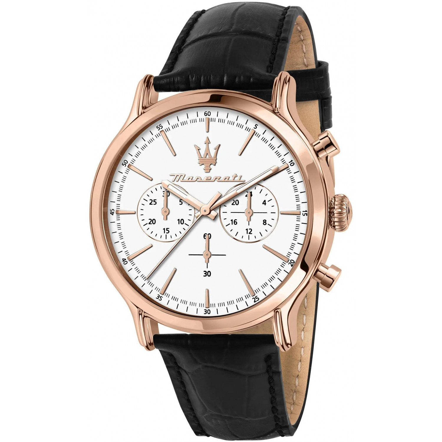 Retro chronograf z sygnaturą marki