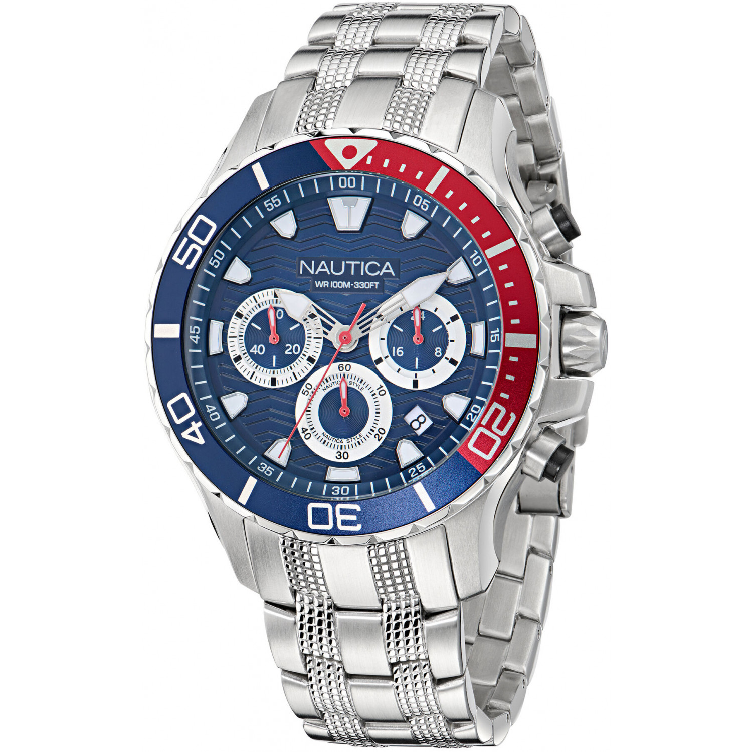 Morski chronograf w stalowej kopercie