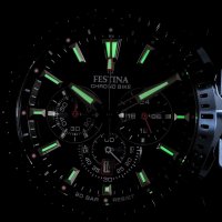 Festina F20729-1 zegarek niebieski typudiver Chrono Bike bransoleta