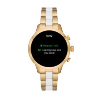Title: Michael Kors Access Runway Smartwatch MKT5057 – Two-Tone Gold & White MICHAEL KORS MK5057 Women main image 2